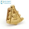 Manufacturer china personalized custom logo metal zinc alloy enamel gold plated masonic freemason lapel pin badge